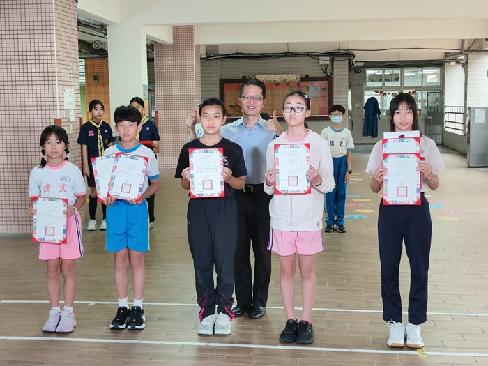 新北市語文競賽區賽、市賽校內頒獎